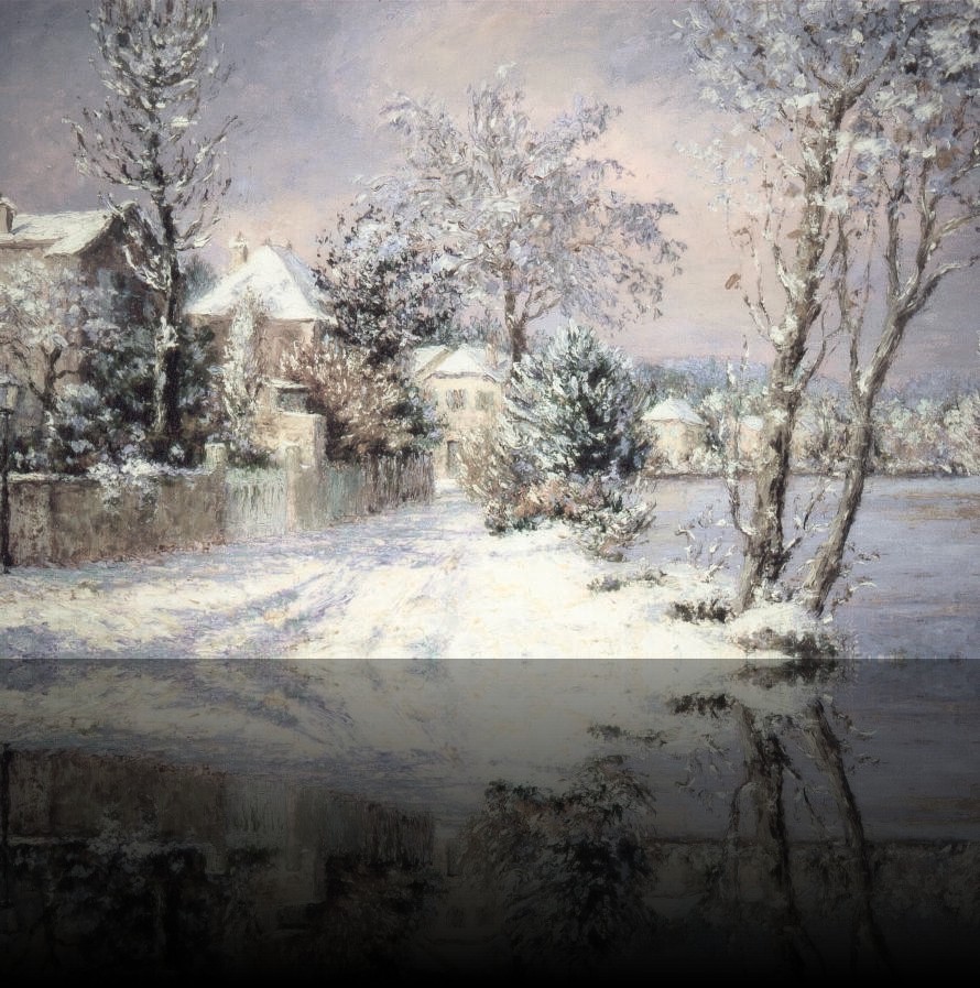 Bord de Seine en hiver