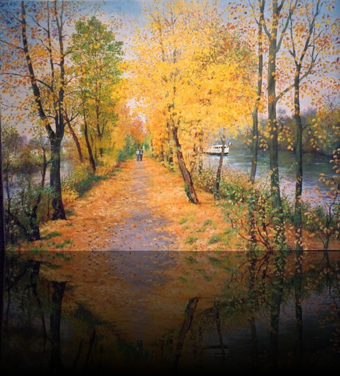 Promenade en bord de Seine